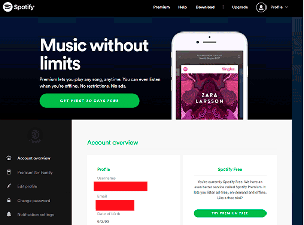 Spotify — passo 6